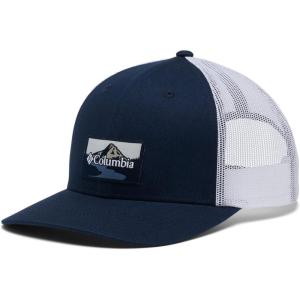 Columbia Unisex Adult PFG Logo Mesh Ball Cap(Collegiate Navy/Columbia Grey/Mt Hood Circle)