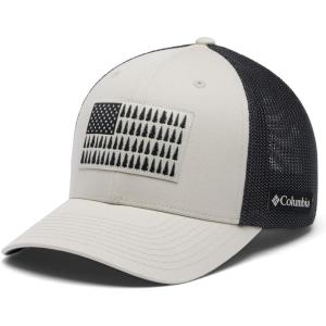 Columbia Unisex Adult PFG Logo Mesh Ball Cap(Dark Stone/Shark)