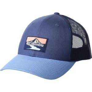 Columbia Unisex Adult PFG Logo Mesh Ball Cap(Deep Marine/Shark Hyper Nature Patch)