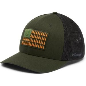 Columbia Unisex Adult PFG Logo Mesh Ball Cap(Greenscape/Black)