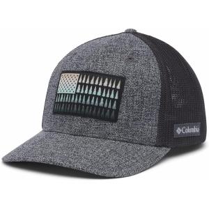 Columbia Unisex Adult PFG Logo Mesh Ball Cap(Grill Heather/Shark)