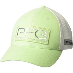 Columbia Unisex Adult PFG Logo Mesh Ball Cap(Key West/Silver)