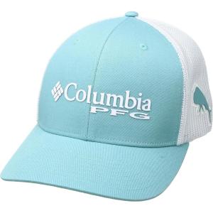 Columbia Unisex Adult PFG Logo Mesh Ball Cap(Moxie Dorado)