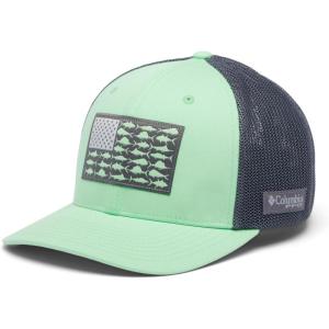 Columbia Unisex Adult PFG Logo Mesh Ball Cap(Ocean Mint/City Grey/Offshore Slam Fla)