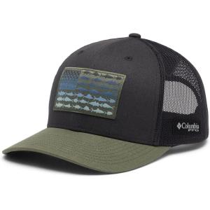 Columbia Unisex Adult PFG Logo Mesh Ball Cap(Shark/Cypress)
