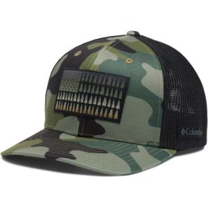Columbia Unisex Adult PFG Logo Mesh Ball Cap(Stone Green Mod Camo)