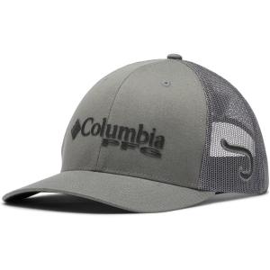 Columbia Unisex Adult PFG Logo Mesh Ball Cap(Titanium/Black/Hook)
