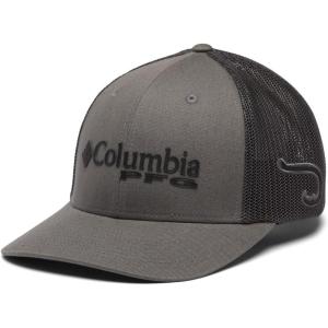 Columbia Unisex Adult PFG Logo Mesh Ball Cap(Titanium/Hook)