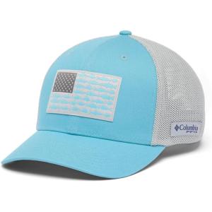 Columbia Unisex Adult PFG Logo Mesh Ball Cap(Vintage Blue)
