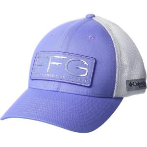 Columbia Unisex Adult PFG Logo Mesh Ball Cap(Violet Sea/Silver)