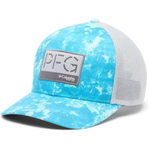 Columbia Unisex Camo Mesh Ball Cap(Blue Echo Seamoss Print)