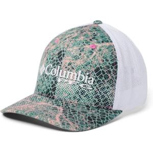 Columbia Unisex Camo Mesh Ball Cap(Tiki Pink Real Tree Mako)
