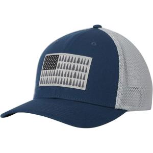 Columbia Unisex PFG Fischflagge Mesh Ballkappe – Hoch Cap(Blue)