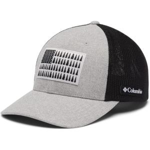 Columbia Unisex PFG Fischflagge Mesh Ballkappe – Hoch Cap(Columbia Grey Heather/Black)