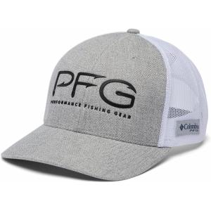 Columbia Unisex PFG Fischflagge Mesh Ballkappe – Hoch Cap(Cool Grey Heather/Black)