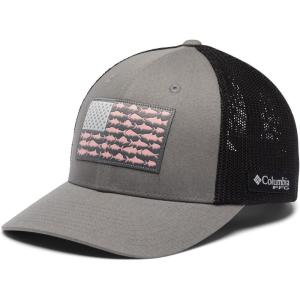 Columbia Unisex PFG Fischflagge Mesh Ballkappe – Hoch Cap(Titanium/Black)