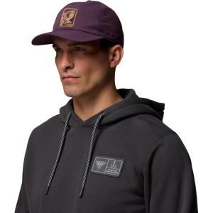 Columbia Unisex-Adult PFG Lost Waters Snap Back(Dusty Purple/Fotw Box Flag)