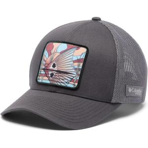 Columbia Unisex-Adult PFG Patch Mesh Ball Cap(Shark/City Grey/Redfish Shine)