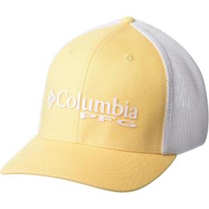Columbia Unisex-Child Junior Mesh Ball Cap(Cocoa Butter/Pfg Logo)