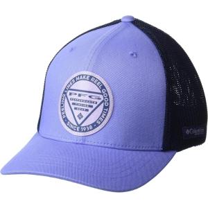 Columbia Unisex-Child Junior Mesh Ball Cap(Violet Sea/Peeling Lines)