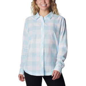 Columbia Womens Camp Henry™ Iii Ls Shirt(Spring Blue/Buffalo Check)