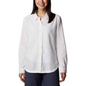 Columbia Womens Camp Henry™ Iii Ls Shirt(White Chambray)