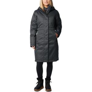 Columbia Womens Juniper Ridge II Down Jacket(Black Herringbone)