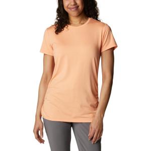 Columbia Womens Leslie Falls Short Sleeve(Peach)
