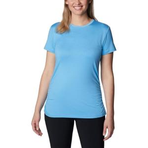 Columbia Womens Leslie Falls Short Sleeve(Vista Blue)