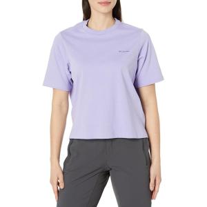 Columbia Womens North Cascades Graphic Short Sleeve Tee(Frosted Purple/Explore Np Graphic)