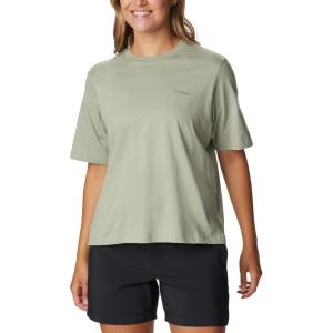 Columbia Womens North Cascades Graphic Short Sleeve Tee(Safari/Hike Np Graphic)