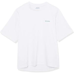 Columbia Womens North Cascades Graphic Short Sleeve Tee(White/Explore Np Graphic)