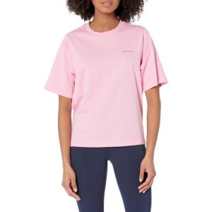 Columbia Womens North Cascades Graphic Short Sleeve Tee(Wild Rose/Everyones Np Graphic)