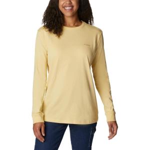 Columbia Womens North Cascades Long Sleeve Tee(Cornstalk Csc Gradient Sleeve)