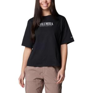 Columbia Womens North Cascades Relaxed Tee(Black/Casual Brand)