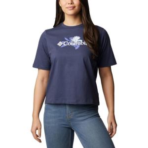 Columbia Womens North Cascades Relaxed Tee(Nocturnal/Jubilant Flower)