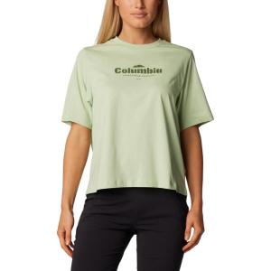 Columbia Womens North Cascades Relaxed Tee(Sage Leaf/Elevated High)