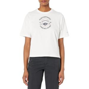 Columbia Womens North Cascades Relaxed Tee(White/Fair Weather Graphic)