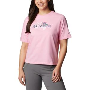 Columbia Womens North Cascades Relaxed Tee(Wild Rose/Jubilant Flower)