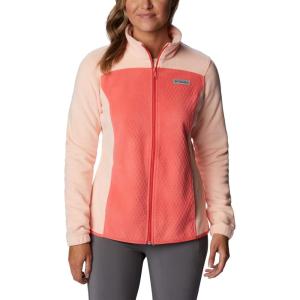 Columbia Women’s Overlook Trail Full Zip(Blush Pink/Peach Blossom)