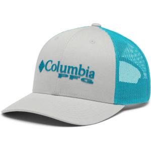 Columbia Women’s PFG Mesh Ball Cap(Cool Grey/Ocean Teal/Pfg)