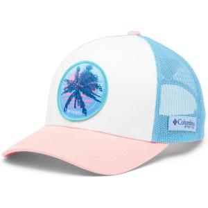 Columbia Women’s PFG Mesh Ball Cap(White/Sorbet/White Cap/Pfg Palms)