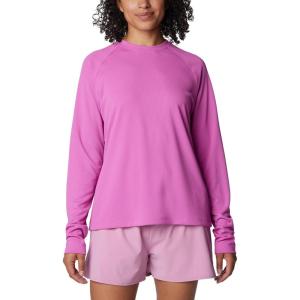 Columbia Womens PFG Solar Stream Long Sleeve(Bright Lavender)