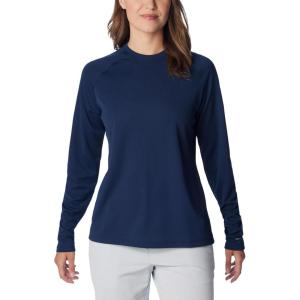 Columbia Womens PFG Solar Stream Long Sleeve(Collegiate Navy)