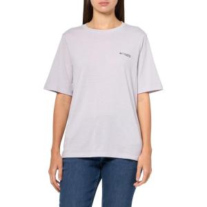 Columbia Womens PFG Uncharted Graphic Tee(Lavender Pearl/Pfg W Branded Delta)