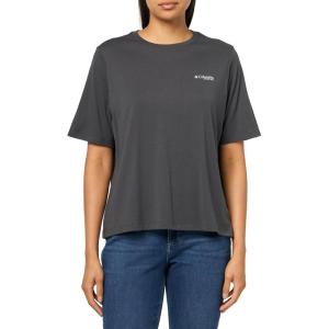 Columbia Womens PFG Uncharted Graphic Tee(Shark/Pfg W Branded Delta)