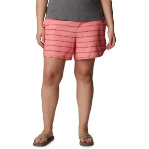 Columbia Womens Pleasant Creek™ Stretch ShortPleasant Creek Stretch Short(Salmon/Teak Brown Tie Dye Stripe)