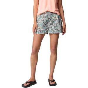 Columbia Womens Rugged Water Printed Short(Crushed Blue Bajabound)