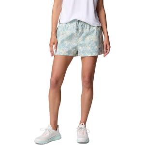 Columbia Womens Rugged Water Printed Short(Lemon Wash Marlin Palms)