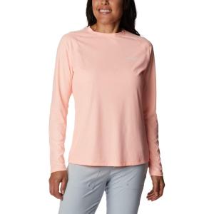 Columbia Womens Tidal Deflector Long Sleeve(Tiki Pink)